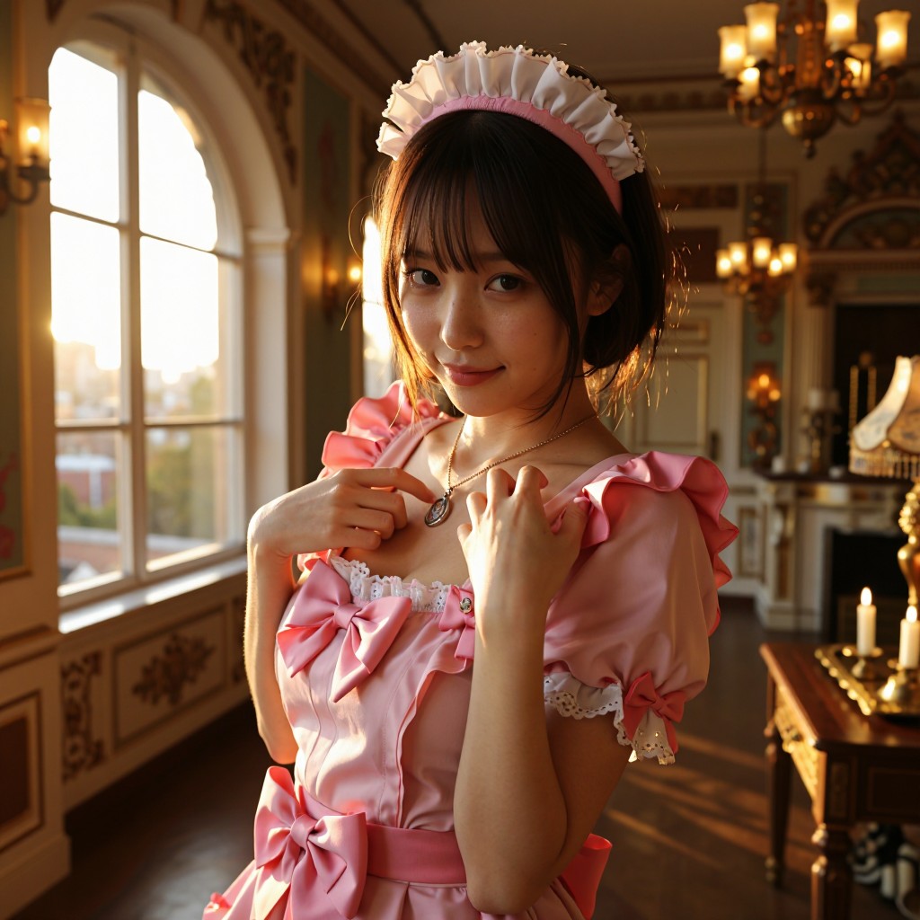 Pink Maid Outfit