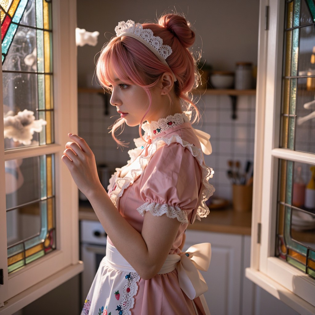 Pink Maid Outfit