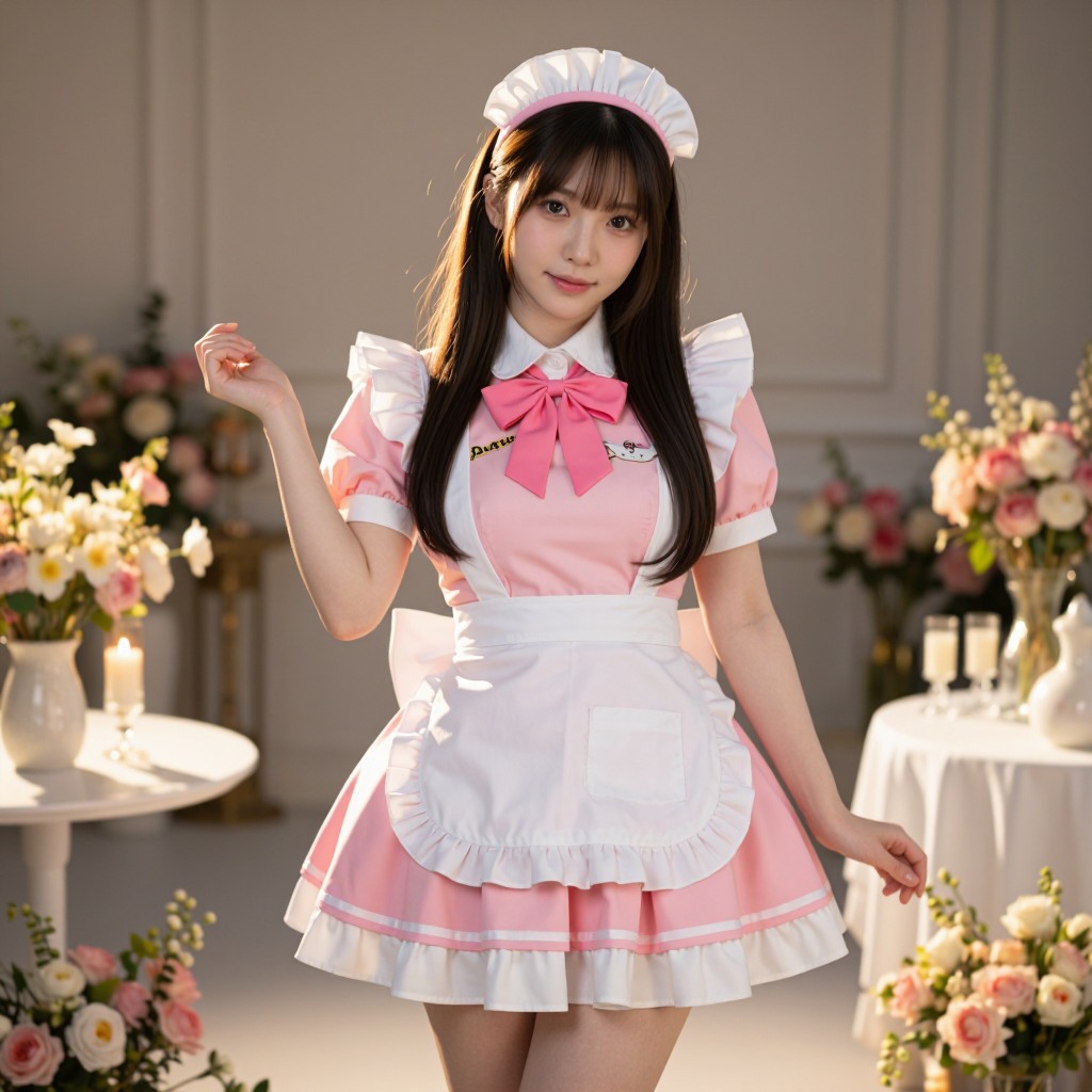 Pink Maid Outfit