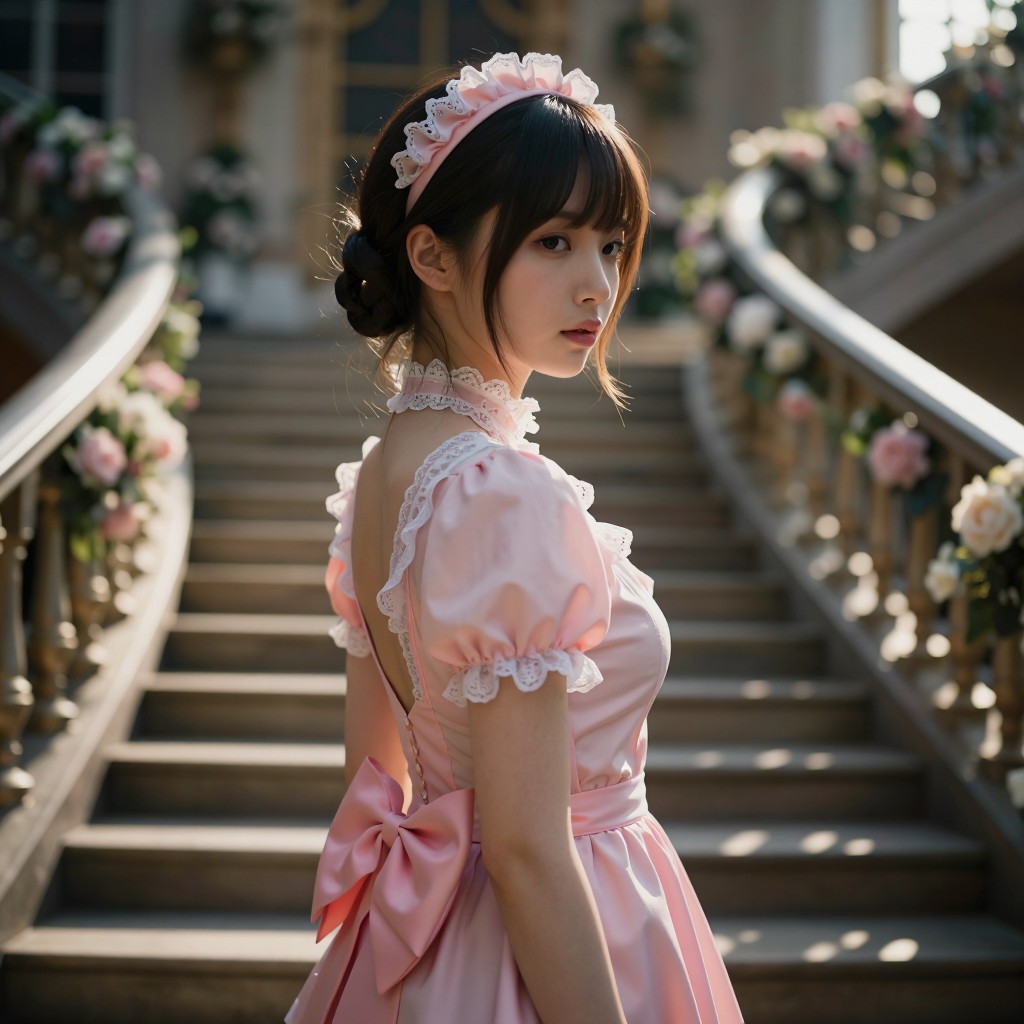 Pink Maid Outfit