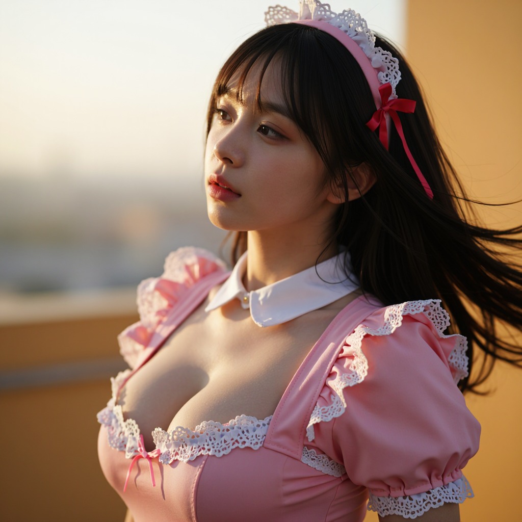 Pink Maid Outfit