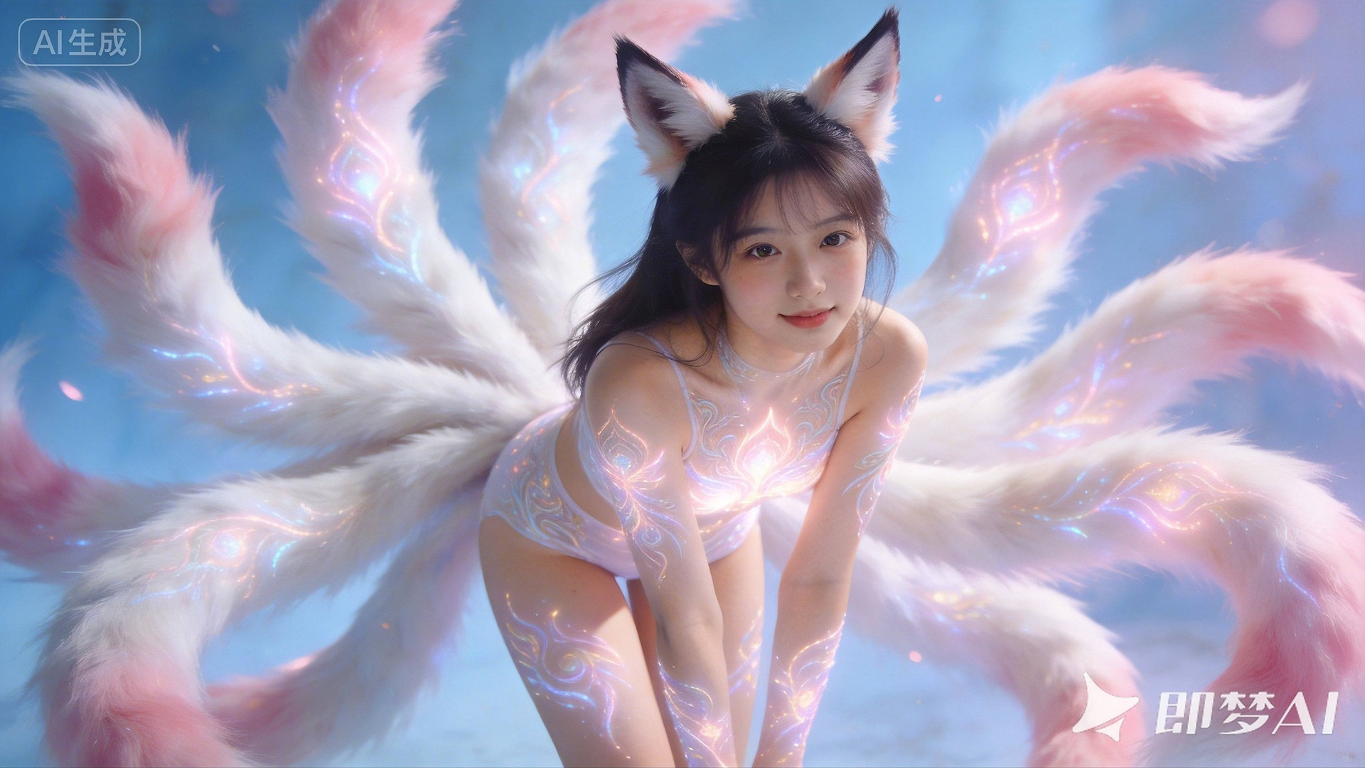 Glowing Nine-Tailed Fox
