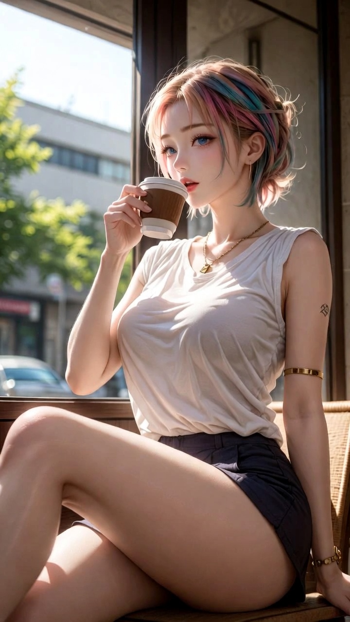 Relax with a cup of coffee