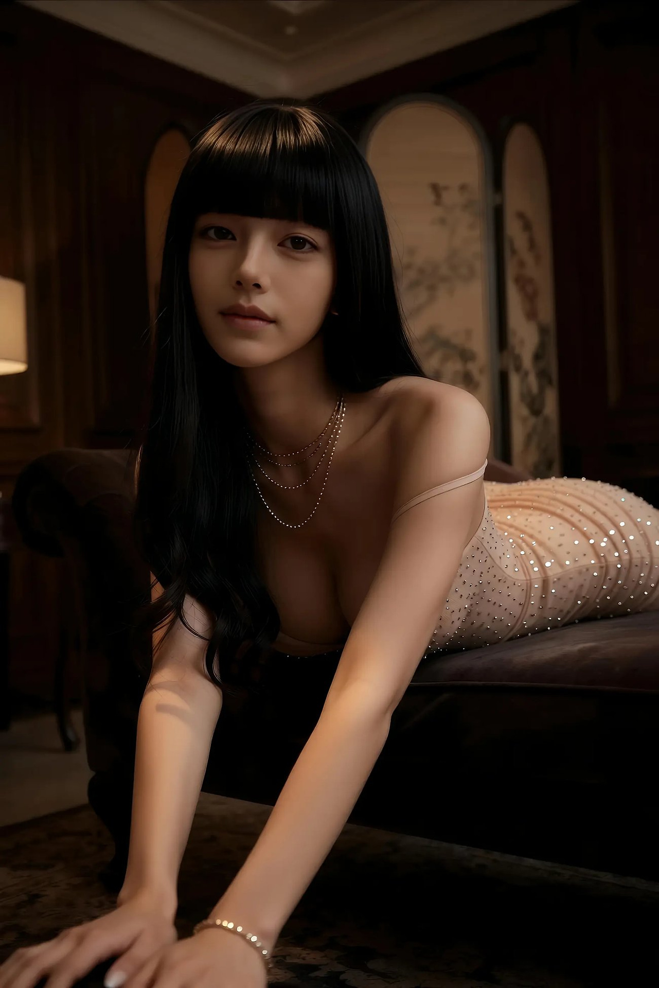 Nine Songs Lina - Sequin Strap Dress