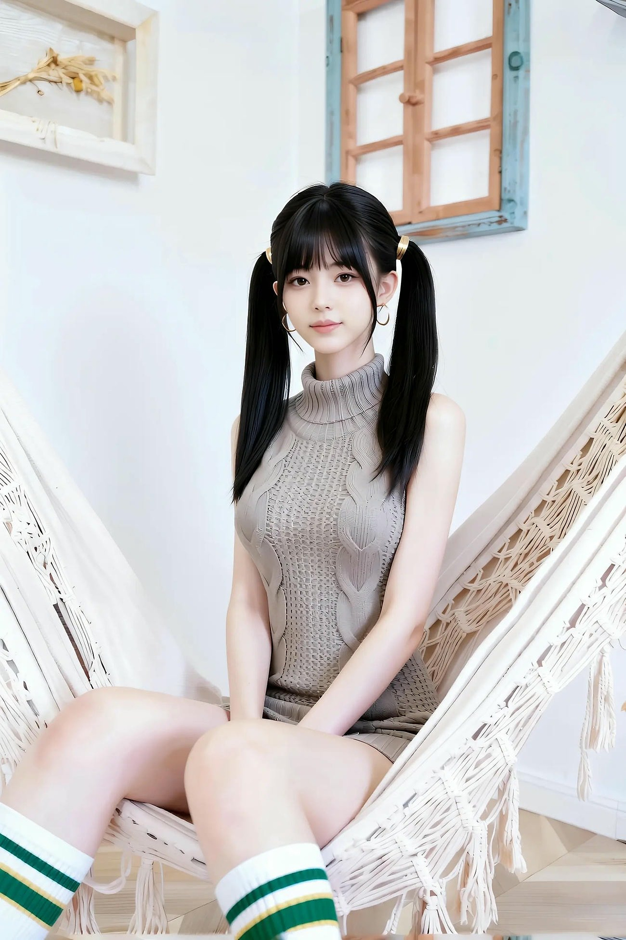 Grapefruit - knitted skirt
